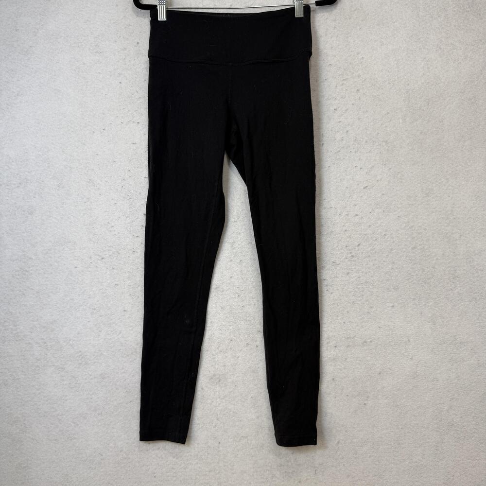 PrAna Leggings Womens Small Black Mid Rise Ankle Yoga Pants Stretch Athletic